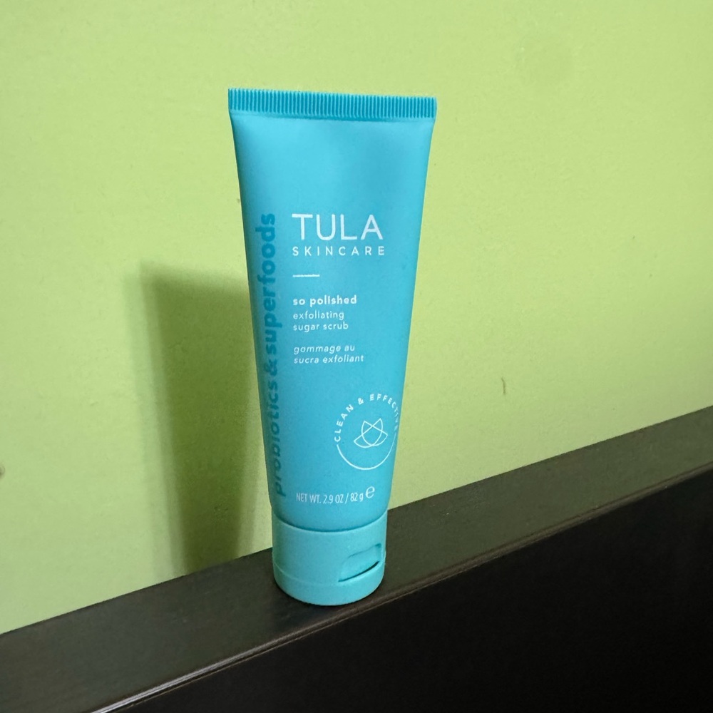 Tula Skincare So Polished Exfoliating Scrub in Aqua